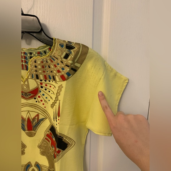 Yellow Egyptian Traditional Dress - Picture 10 of 10